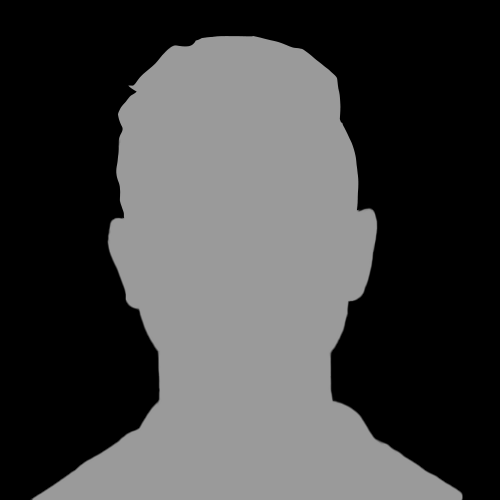 Eine graue Silhouette eines Mannes mit kurzen Haaren vor einem schwarzen Hintergrund, der eine nachdenkliche Haltung einnimmt.